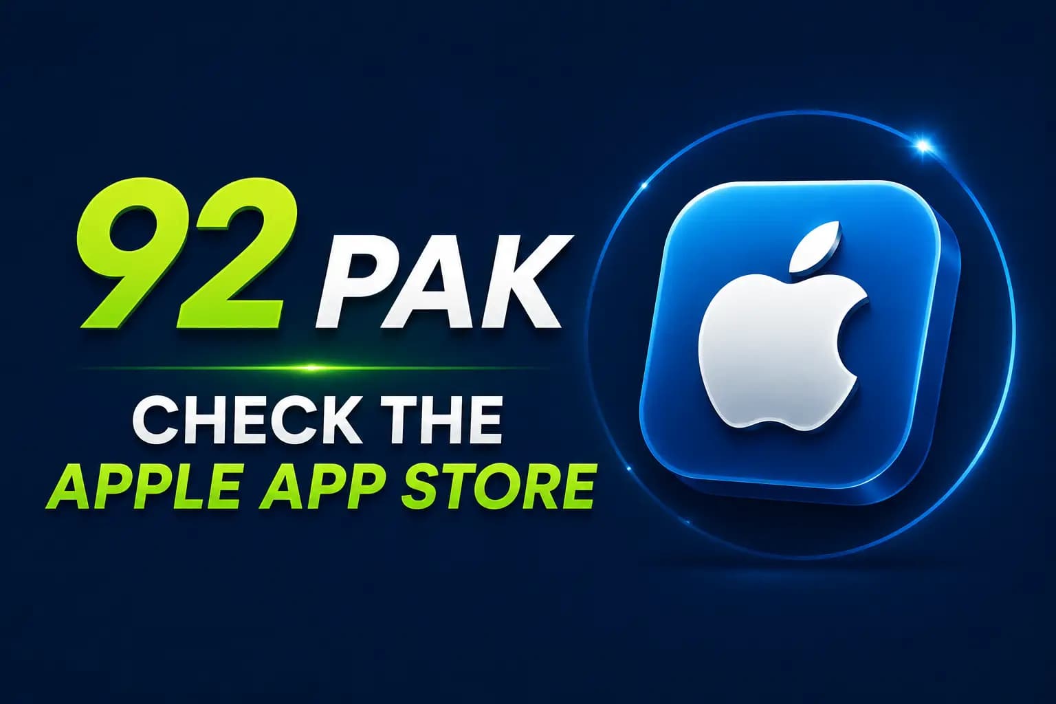 Checking the Apple App Store for a verified 92 Pak iPhone listing