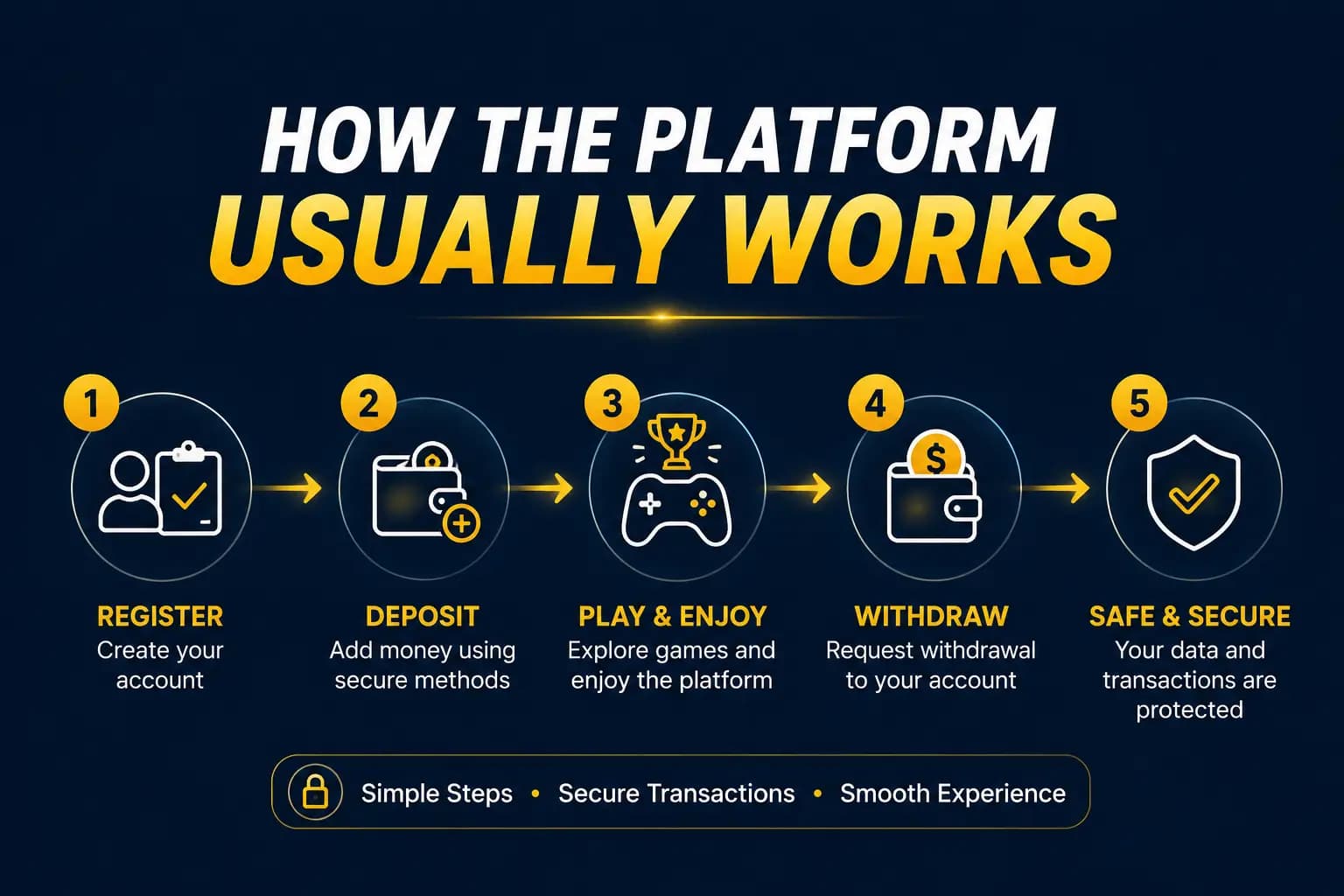 How the 92 Pak Platform Usually Works Step-by-step illustration of how the 92 Pak platform usually works, from registration to withdrawal